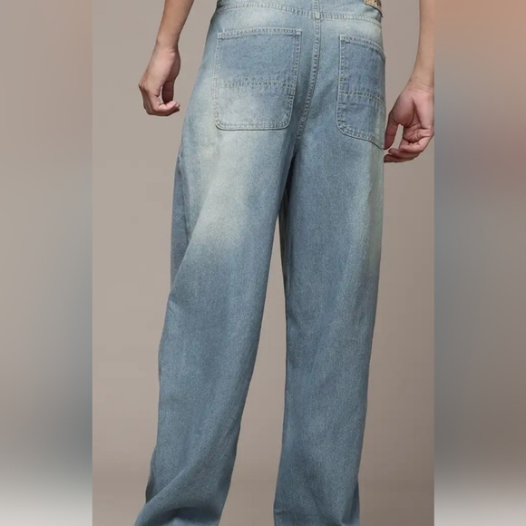 Calvin Klein Blue Slim Straight Jeans - Picture 3 of 3